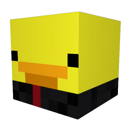 Bananaz2007 Minecraft avatar head, 3D render