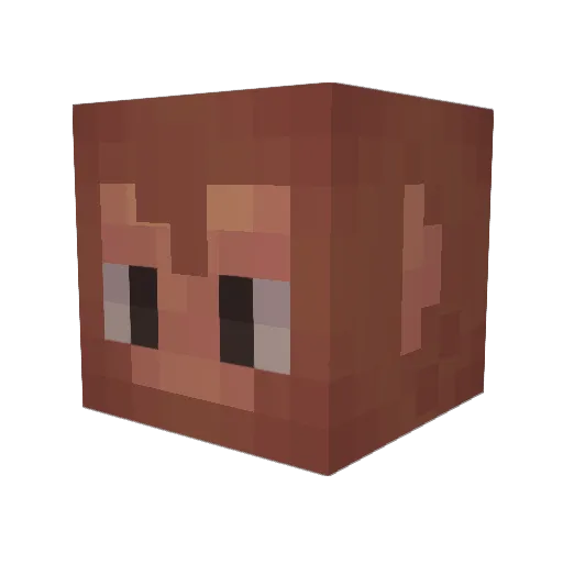 Bananaz4me Minecraft avatar head, 3D render