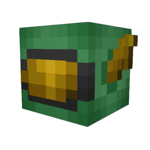 Banane012 Minecraft avatar head, 3D render
