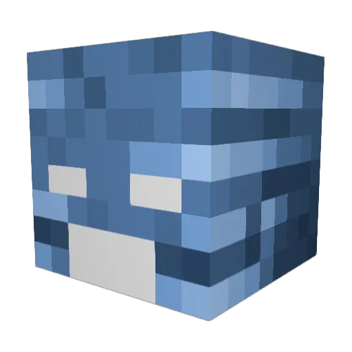 Bananek100 Minecraft avatar head, 3D render