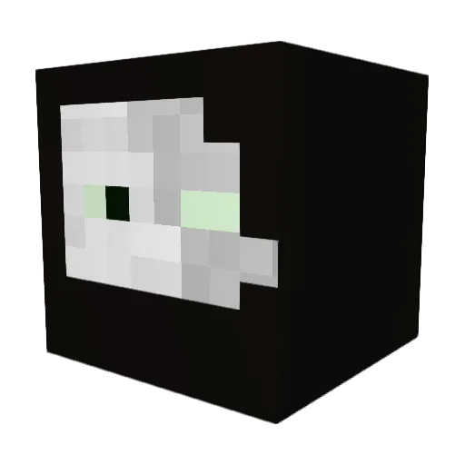 BananenIsi Minecraft avatar head, 3D render