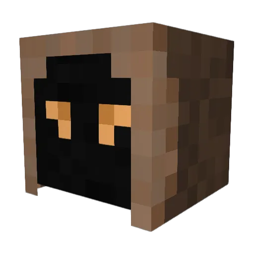 BananenToast Minecraft avatar head, 3D render