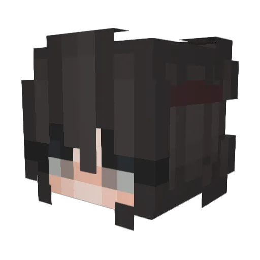 Bananenkuchen3 Minecraft avatar head, 3D render
