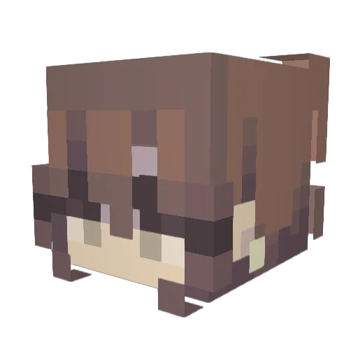 Banani_ta Minecraft avatar head, 3D render