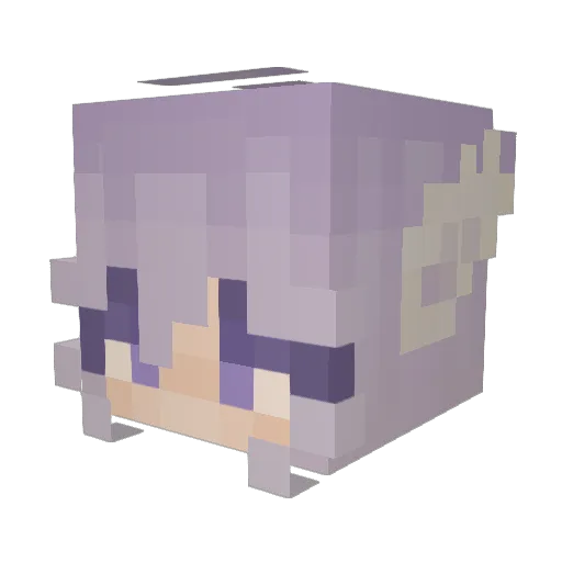 BanannaaaMilky Minecraft avatar head, 3D render