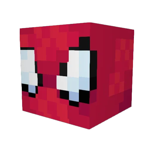 BananoideGT Minecraft avatar head, 3D render