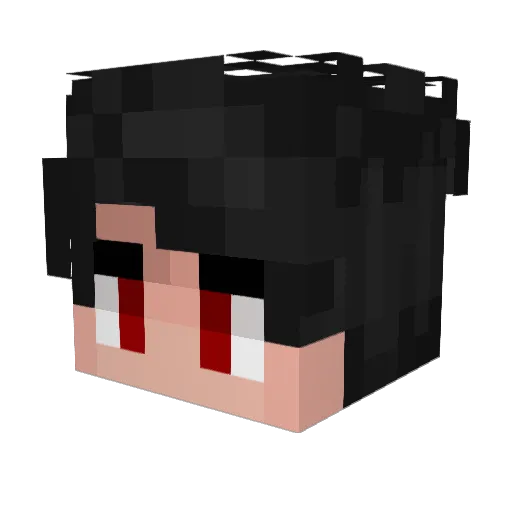 BananosMK2 Minecraft avatar head, 3D render