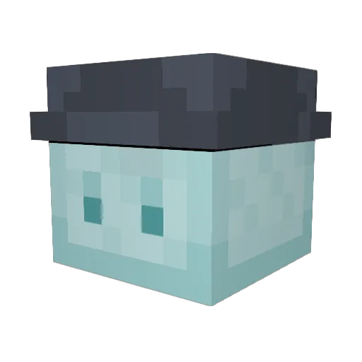 Bananp Minecraft avatar head, 3D render