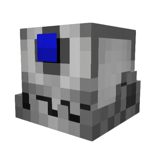 Banarnaby Minecraft avatar head, 3D render
