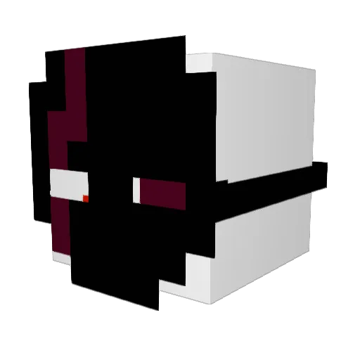 Banboishim Minecraft avatar head, 3D render