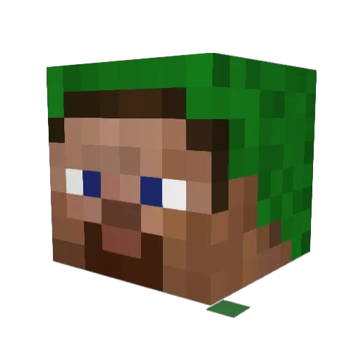 Bandages747474 Minecraft avatar head, 3D render