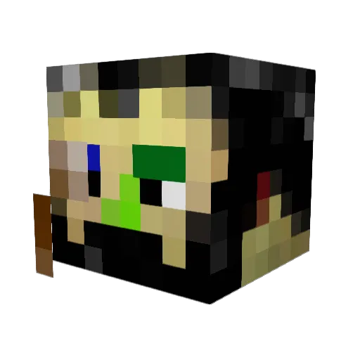 Bandalf96 Minecraft avatar head, 3D render