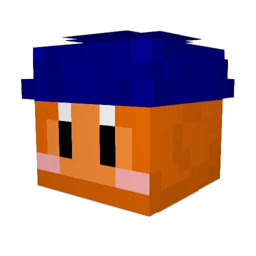 BandanaWDee Minecraft avatar head, 3D render