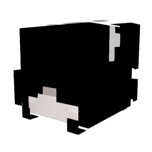 Bande2naz Minecraft avatar head, 3D render