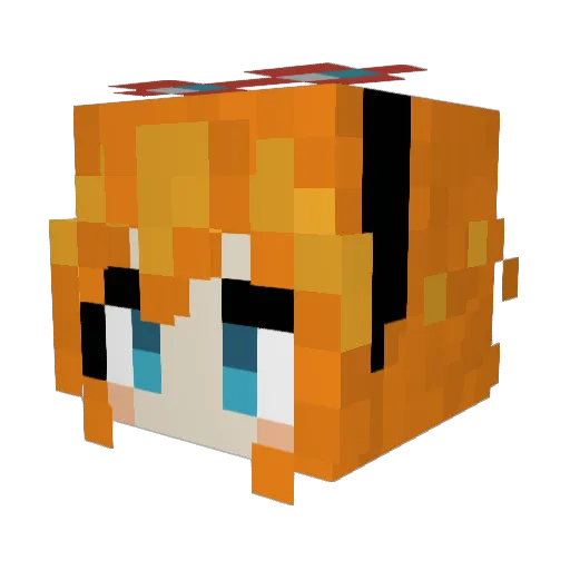 Minecraft-Avatar von BandeetoeTooker: Kopf als 3D-Render