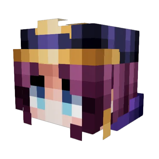 Banderas15 Minecraft avatar head, 3D render