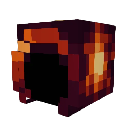 BandiMC Minecraft avatar head, 3D render