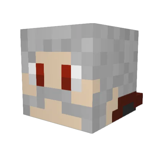 Bandido_Honesto Minecraft avatar head, 3D render