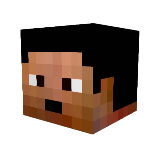 Bandino99 Minecraft avatar head, 3D render
