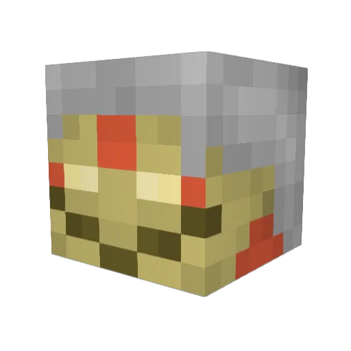 Bandit_23 Minecraft avatar head, 3D render