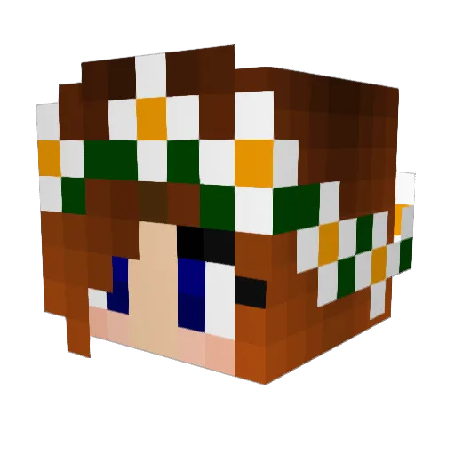 Bandit_420 Minecraft avatar head, 3D render