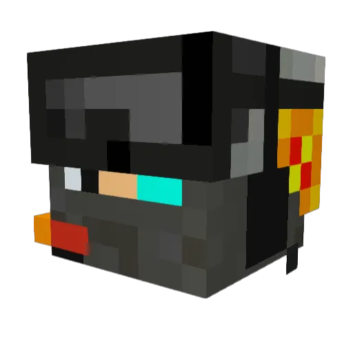 Bandit_5150 Minecraft avatar head, 3D render
