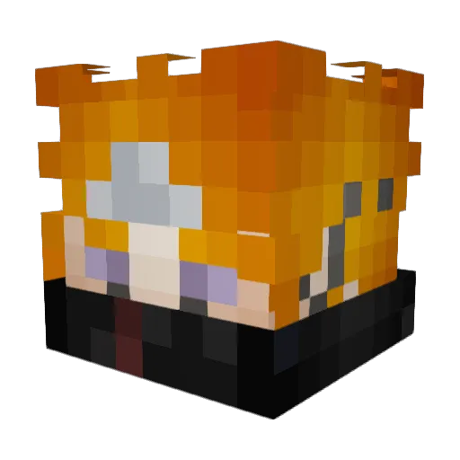 BanditoChico Minecraft avatar head, 3D render