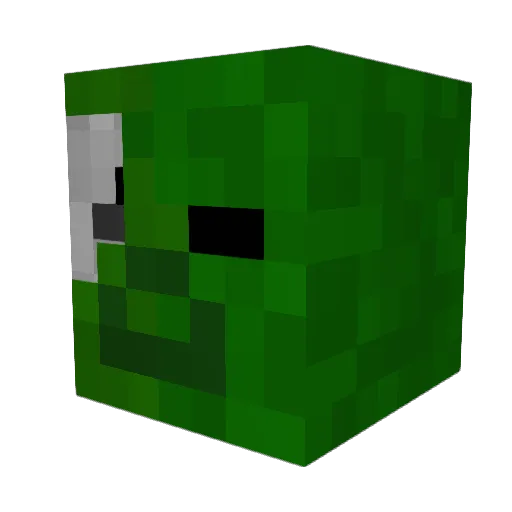 BanditoKids Minecraft avatar head, 3D render