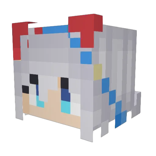 BanditoSombrero Minecraft avatar head, 3D render