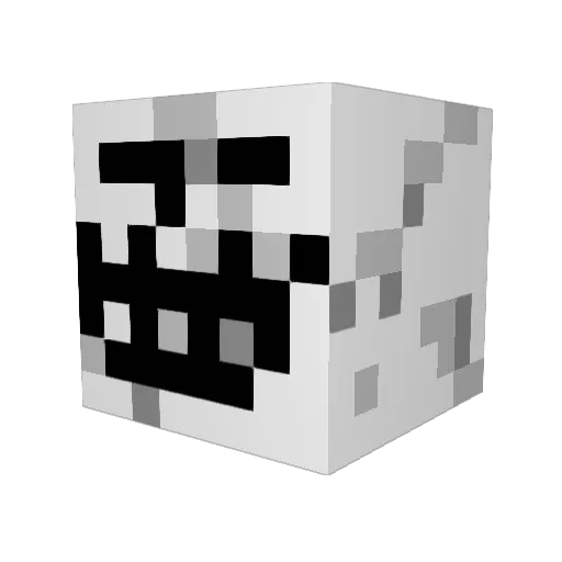 Banditss Minecraft avatar head, 3D render
