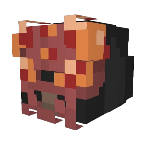 Bandittti Minecraft avatar head, 3D render