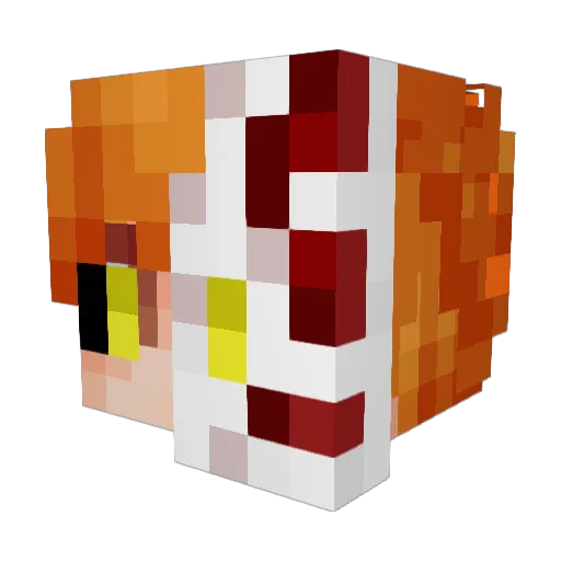 Bando_Baby29 Minecraft avatar head, 3D render