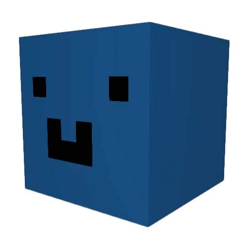 Bandubandido Minecraft avatar head, 3D render