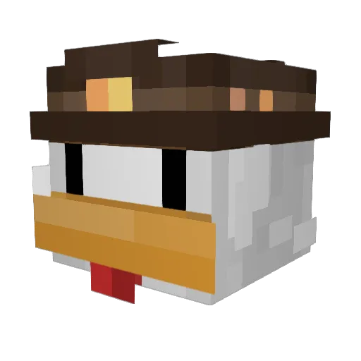 BandwidthMC Minecraft avatar head, 3D render