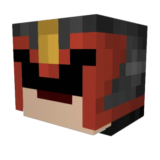 Bane321 Minecraft avatar head, 3D render
