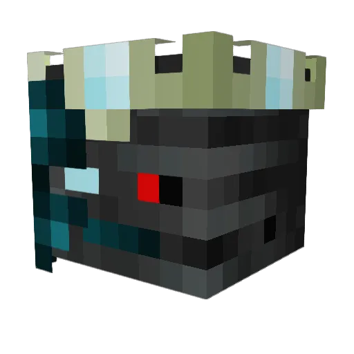 BaneFulWolf Minecraft avatar head, 3D render