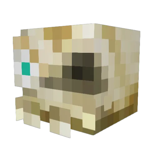 BaneHaven Minecraft avatar head, 3D render