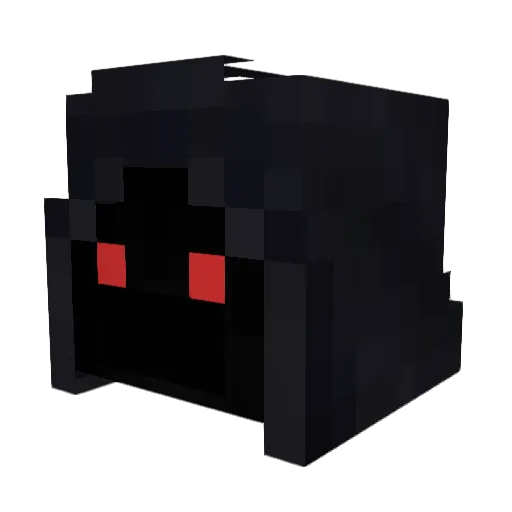 BaneKnight02 Minecraft avatar head, 3D render