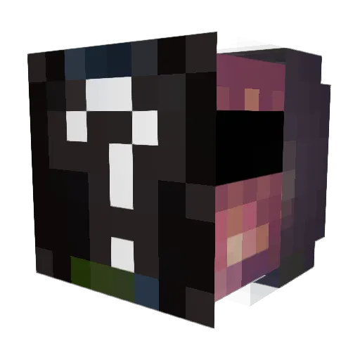 Baneronetwo Minecraft avatar head, 3D render
