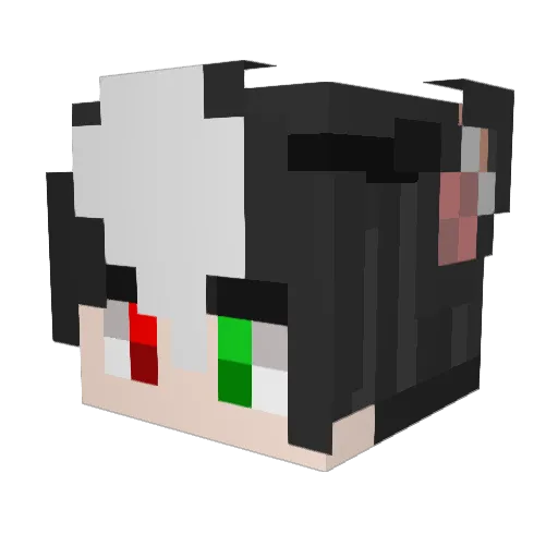 BangLader Minecraft avatar head, 3D render