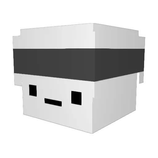 BangNA Minecraft avatar head, 3D render