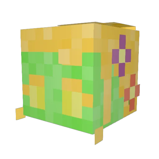 Bang_Bolt Minecraft avatar head, 3D render