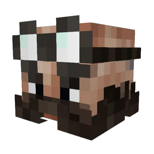 Bangerxdd Minecraft avatar head, 3D render