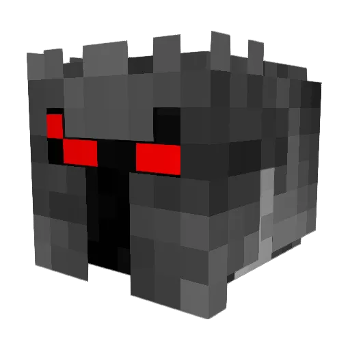 BangtanB Minecraft avatar head, 3D render