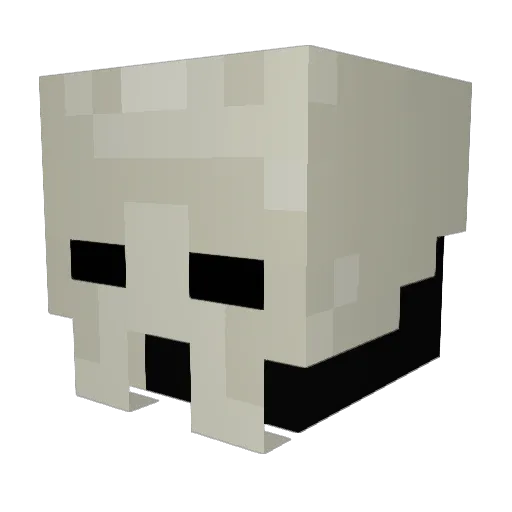 BaniBellwether Minecraft avatar head, 3D render