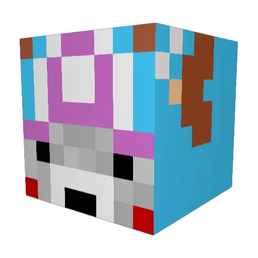 Bani_5732 Minecraft avatar head, 3D render