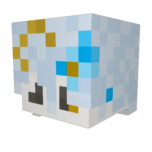 BanjoTheCitrine Minecraft avatar head, 3D render