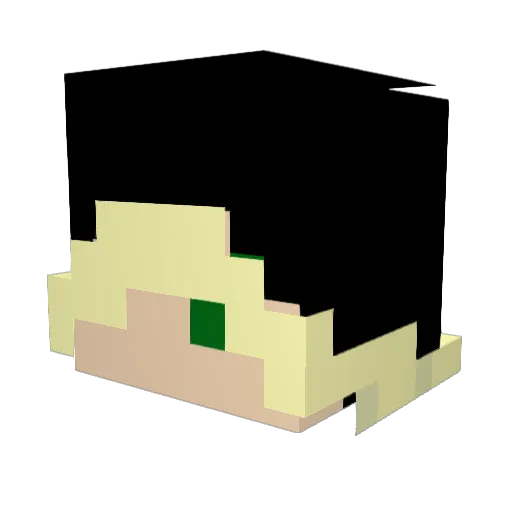 Banjo_MC Minecraft avatar head, 3D render