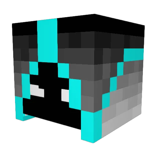 Banjoski Minecraft avatar head, 3D render