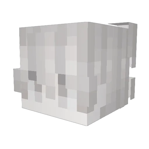 BankHeist Minecraft avatar head, 3D render